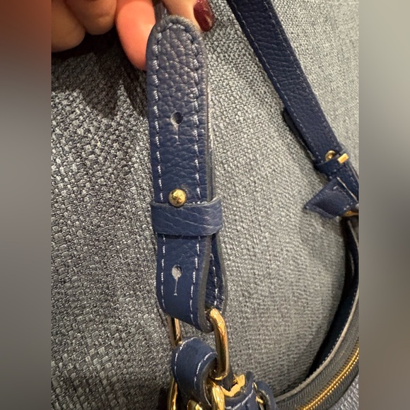 Italian Leather Shoulder Bag Blue | Made in Italy | Greece Purchase | NWOT - Picture 12 of 12